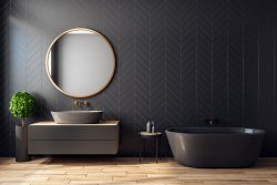 Tendenze bagno 2020: bagno nero