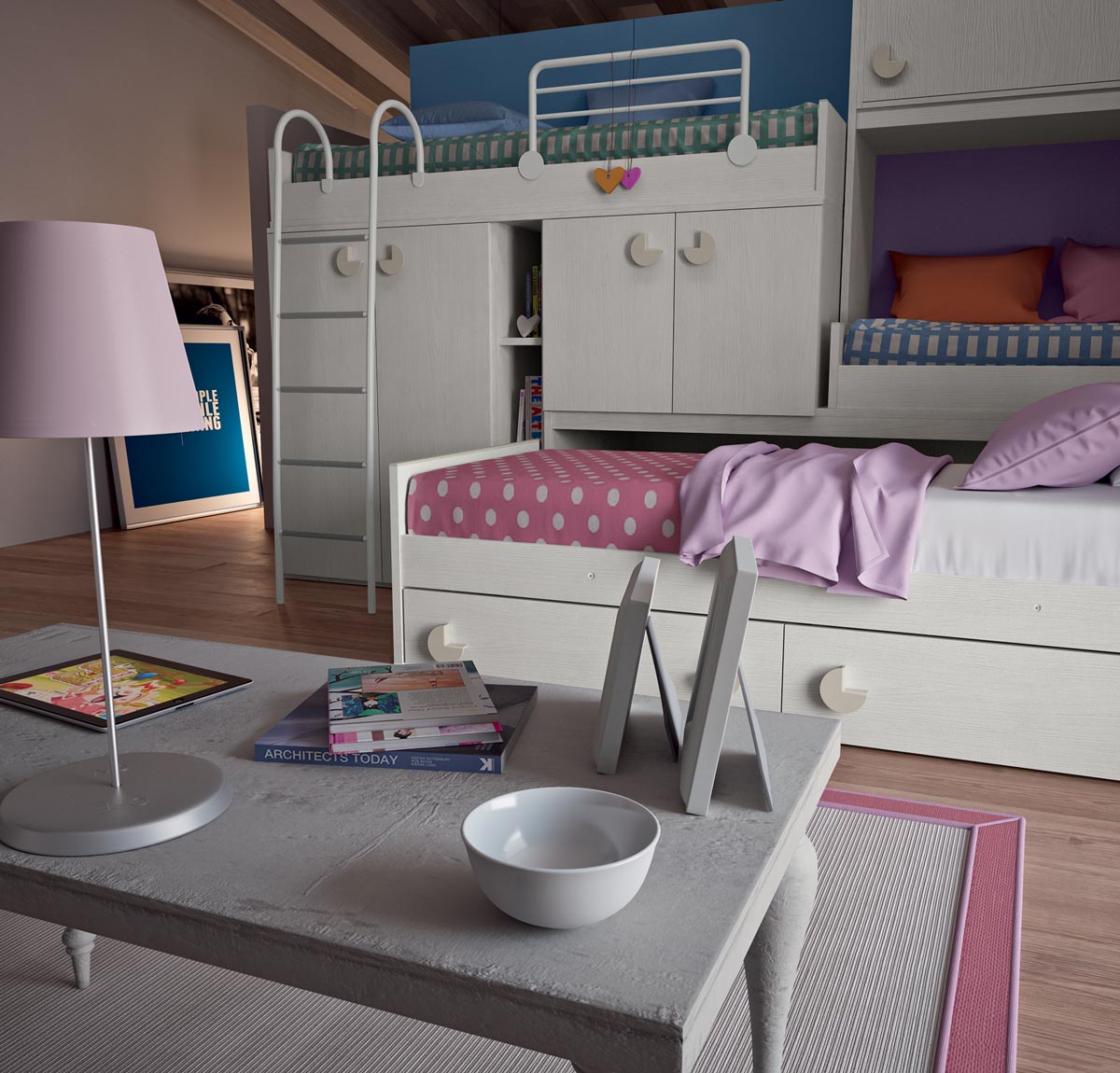 letto a castello per bambini