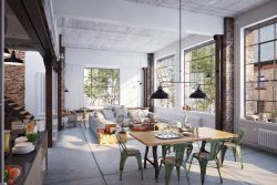 Cos'è lo stile di arredamento industrial chic?