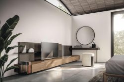 elementi modulari arredo soggiorno tv