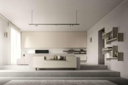 moduli arredare soggiorno luminoso moderno