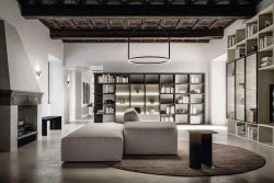 parete a spalla moderna per antico casale