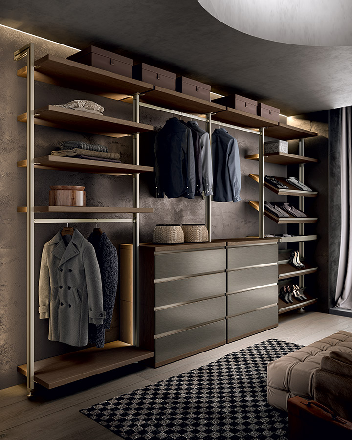 Iluminazione della cabina armadio